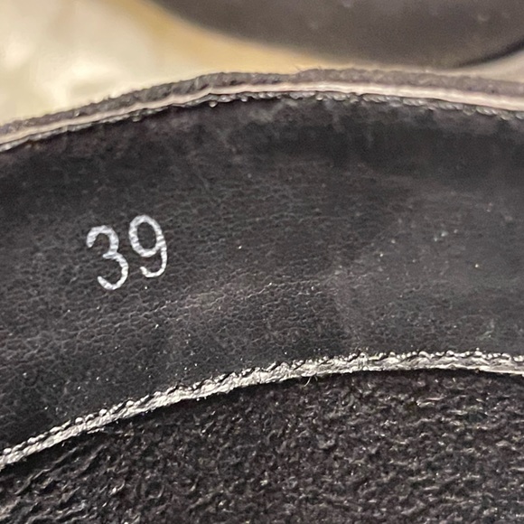 Black synthetic suede Western style ankle boots. NWT Size 39 - Picture 7 of 9